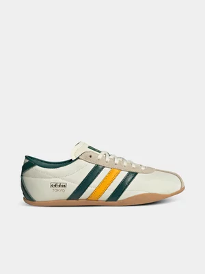 adidas Originals Women's Tokyo Cream/Green/Yellow Sneaker