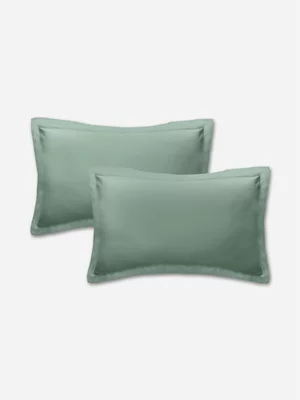 Volpes Sage Cotton 200TC Oxford Pillowcase Pair