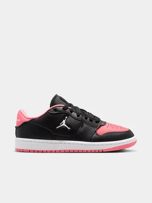 Jordan Junior Acess Court Low Black/Pink Sneaker