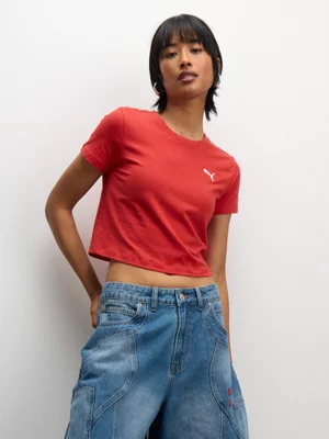 Puma Women's Essentials Baby Red T-Shirt