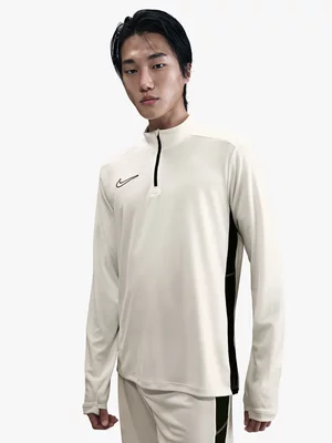 Nike Mens Dri-Fit Academy 1/4 Zip Sail/Black/University Red Football Top