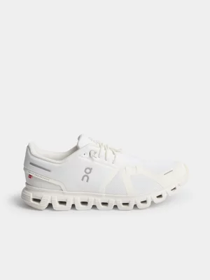 On Running Men's Cloud 6 White Sneaker