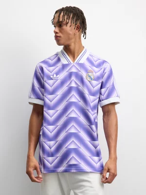 adidas Originals Men's Real Madrid Lf Purple Jersey