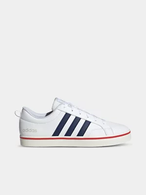 Mens adidas VS Pace 2.0 White/Navy Sneaker