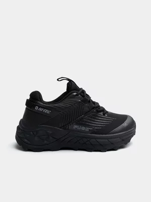 Kids Hi-Tec Fuse Trail Low Black/Black Sneaker