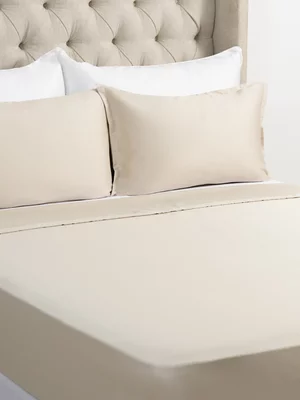 Grace Collection Smoothest Flat Sheet 200 Thread Count Natural