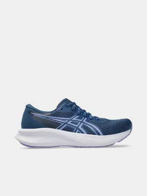 Women's ASICS Patriot 14 Blue/White Sneaker