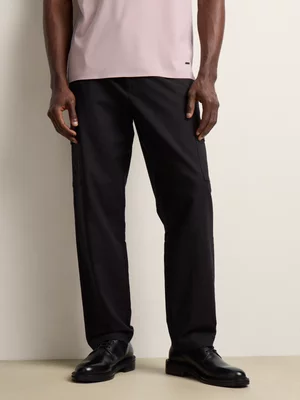 Fabiani Men's Black Utility Trousers