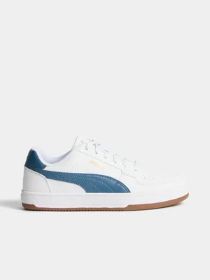 Puma Junior Caven 2.0 White/Dark Indingo Sneaker