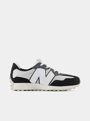 New Balance Junior 327 White/Black Sneaker