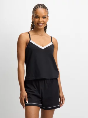 Exact Women's Black Sleepwear Shorts 