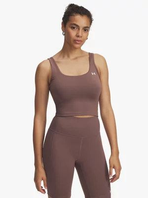 Under Armour Womens Motion Sierra Taupe/White Tank Top
