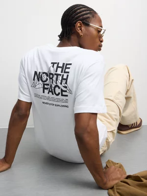 The North Face Men's Mountain Sketch White T-shirt