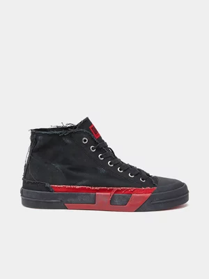 Men's Diesel S-D-Verse Mid Ii Black Sneakers