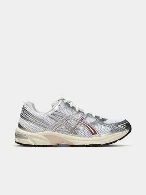 ASICS Women's Gel-1130 Silver/Burgundy Sneaker