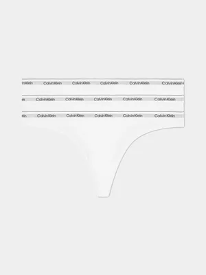 Women's Calvin Klein White 3Pk Thongs