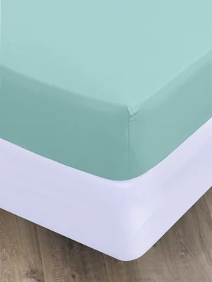 Volpes Polycotton 144TC Eggshell Fitted Sheet