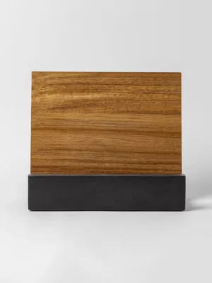 S&P Marble & Wood Cookbook Holder