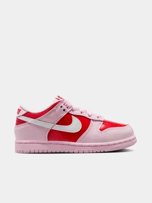 Nike Kids Dunk Low 'Valentines Day' Pink Sneaker