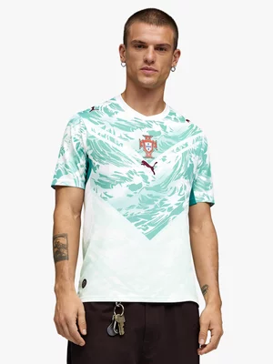 Puma Mens Portugal Away World Cup 26 White/Green Stadium Jersey