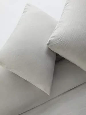 Jet Home Grey Duvet Cover Super King