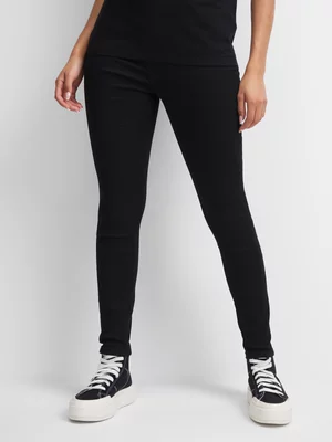 Redbat Women's Black High Rise Super Skinny Jeans