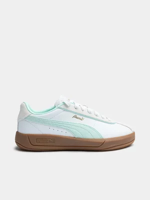 Women's Puma Club Klassika White/Mint Sneaker