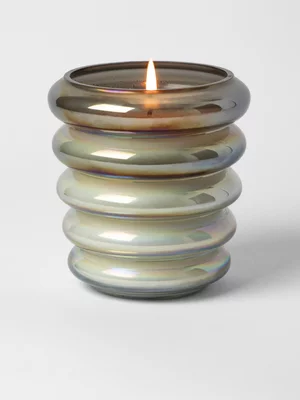 Ribbed Ombre Jar Candle 11 x 10cm