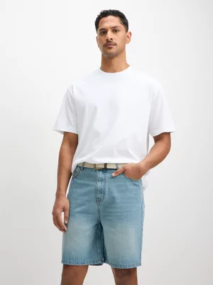 Exact Men's Mid Wash Denim Bermuda Shorts