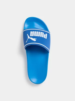 Puma Mens Poolcat Navy Blue Slides