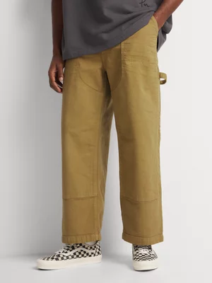 Relay Jeans Men's Relaxed Fit Camel Carpenter Cargo