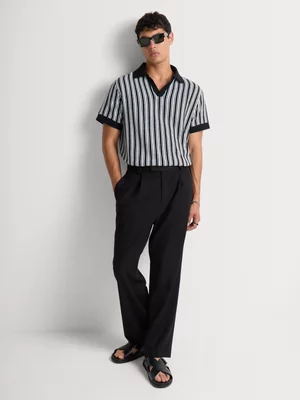 Markham Men's Vertical Stripped Multicolour Golfer