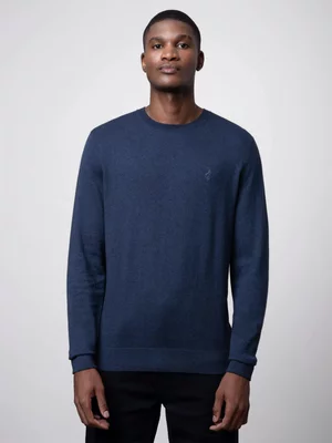 Men's Polo Navy Premium Merino Knitwear