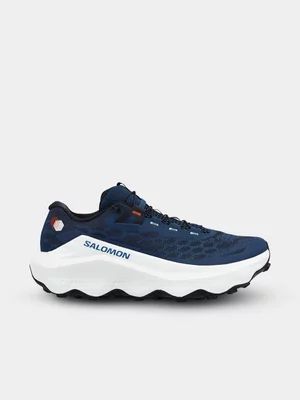 Salomon Mens Ultra Glide 4 Gibraltar Sea/Black/Lunar Trail Running Shoes 