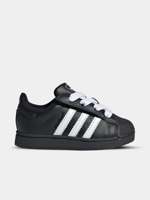 adidas Originals Toddlers Superstar II Black/White Sneaker