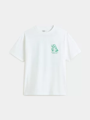 Vans Men's Moving Co White T-shirt