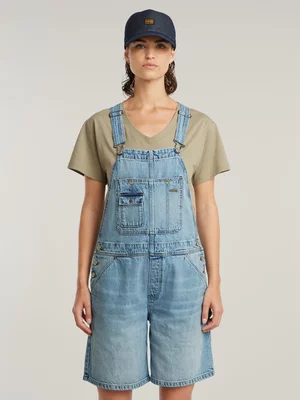 G-Star Women's Bowey Loose Short Denim Blue Jumpsuit