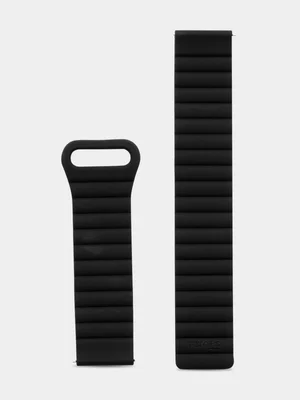 Tempo Pulse Magnetic Black Silicone Strap 