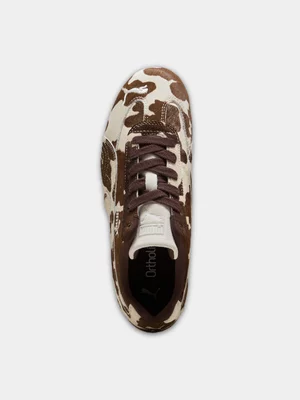 Puma Women's Speedcat Cow Print Brown/White Sneaker