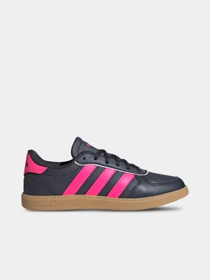Junior adidas Breaknet Sleek Black/Pink Sneaker