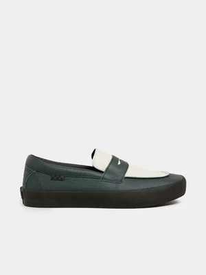 Vans Men's Skate Green/White Loafer