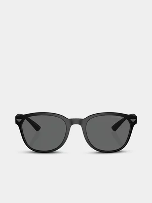Emporio Armani Matte Black 53 Sunglasses