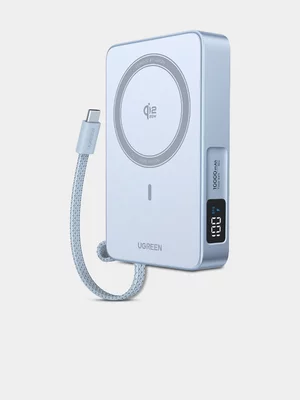 Ugreen 10000mAh Magnetic Wireless 25W Powerbank with retractable cable
