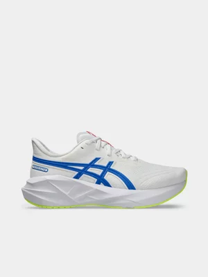 Asics Mens Novablast 5 ATC White/Blue Running Shoes 