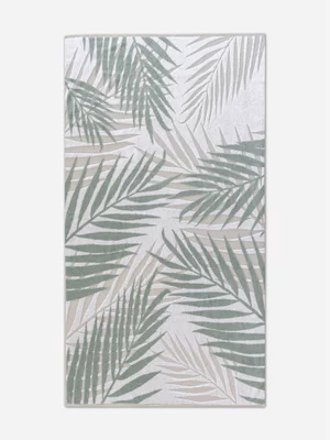 Volpes Seafoam Luxury Palm Beach Towel