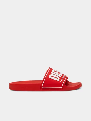 Men's Diesel Red Sa-Mayemi Cc Sandals