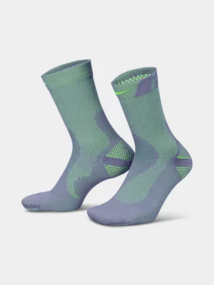 Nike Fast Lightweight Iron Purple Crew Socks 