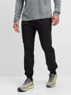 TS Mens Agility Cargo Black Trackpants