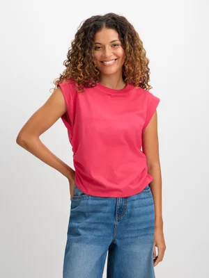 Exact Women's Pink Ruched Top
