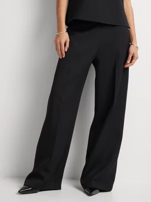 Luella Wide Leg Broad Waistband Pants